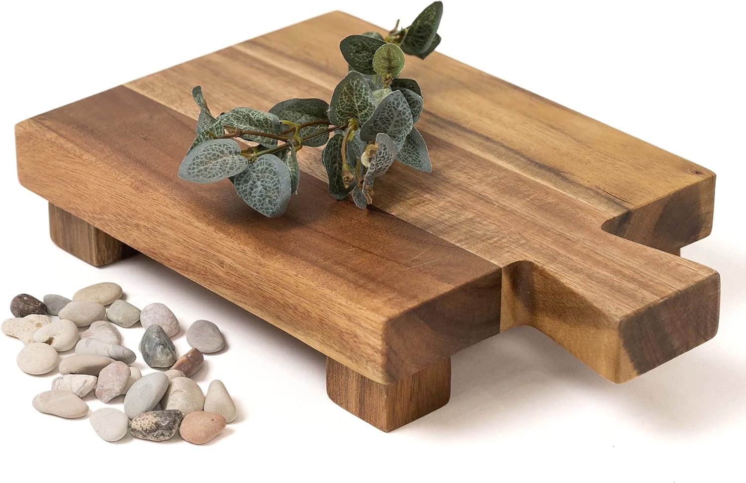 Kurrajong Farmhouse Wood Pedestal Stand 9 Inch