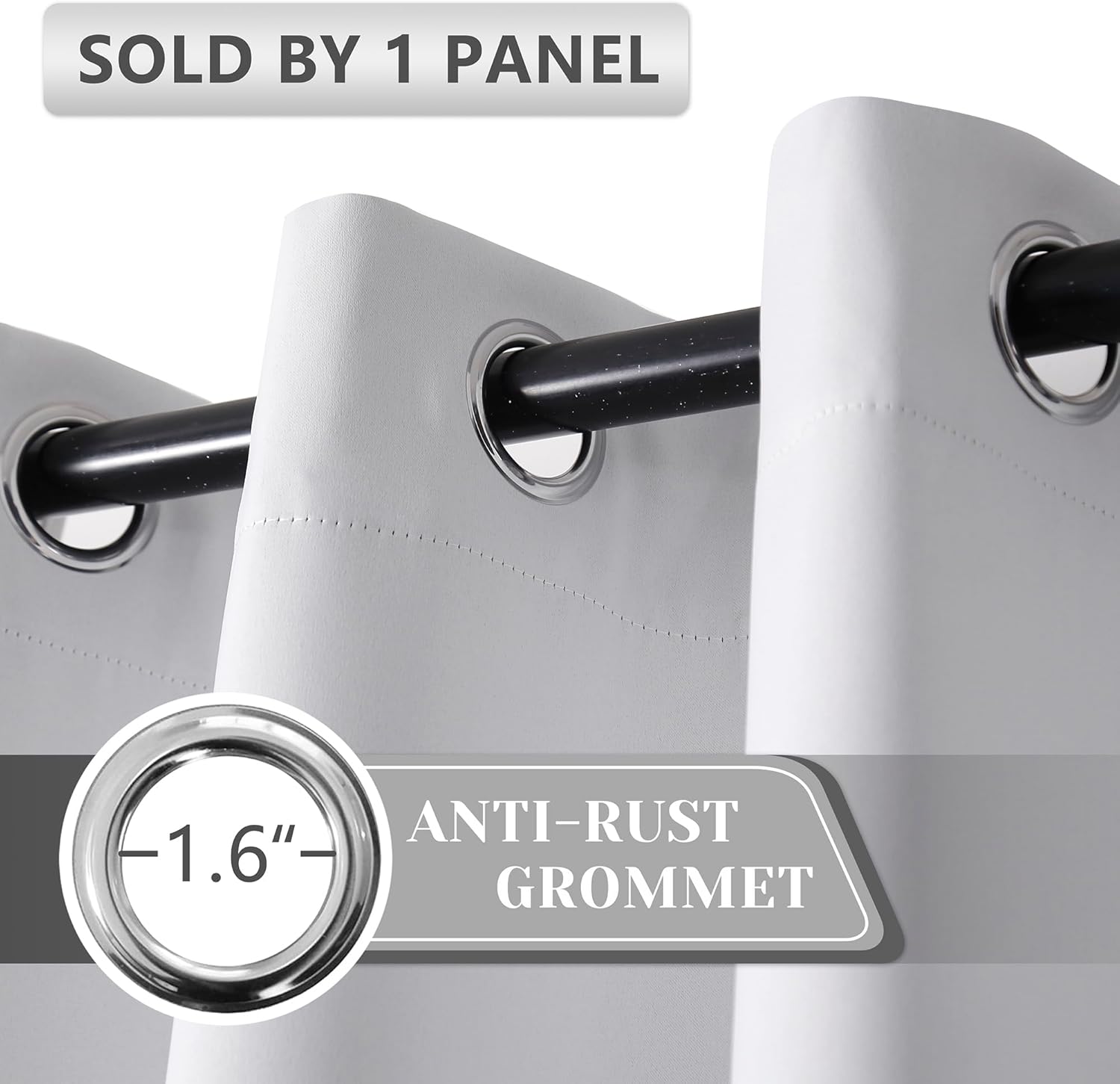 AOSKY Door Curtains for Privacy and Light Blocking