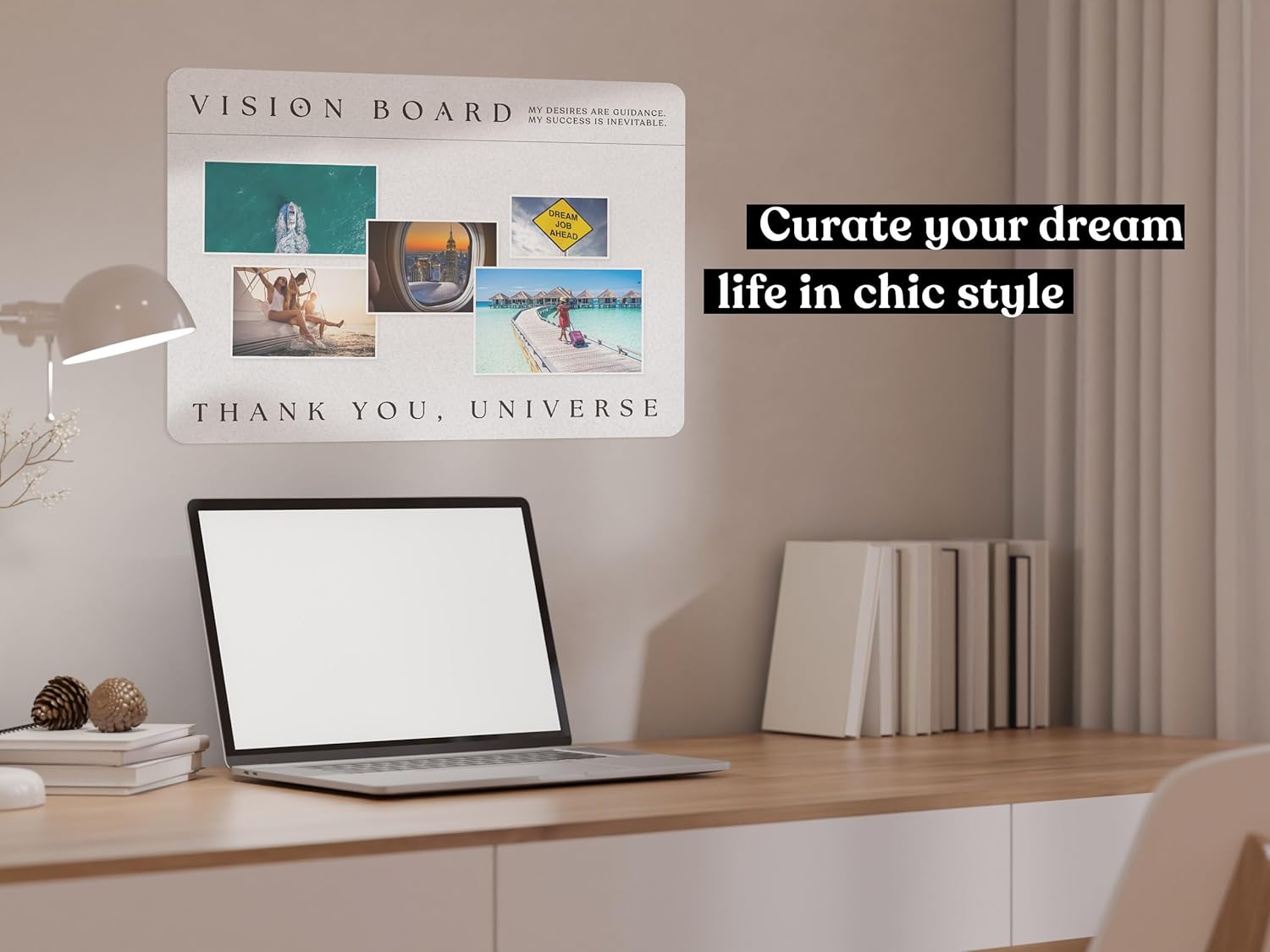 Premium Vision Board 17x23 Inches Minimalist