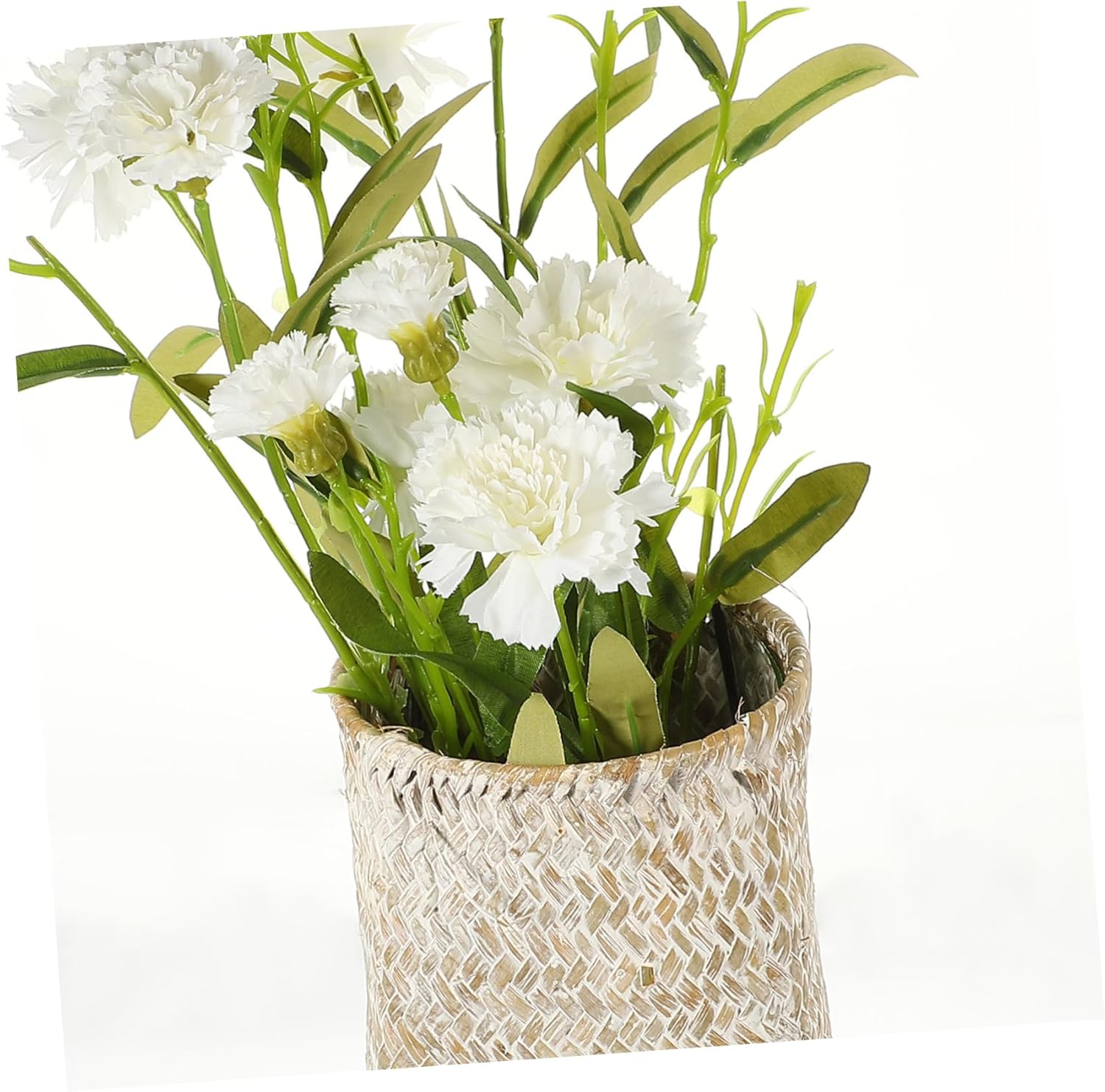 Seagrass Woven Flower Vase for Dried Flowers Nordic Style