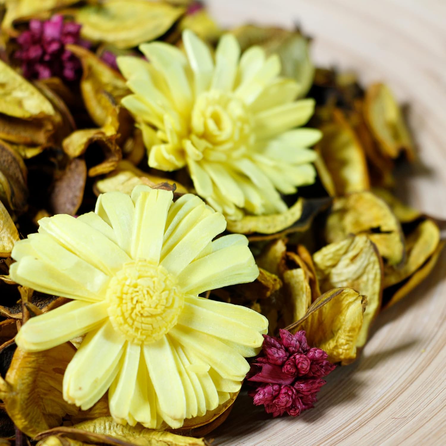 AlaTyche Mini Yellow Lemon Scented Potpourri Bag