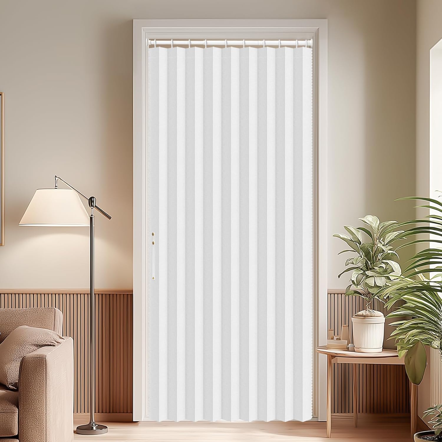 AJAZZ Magnetic Door Curtain Accordion Door Set