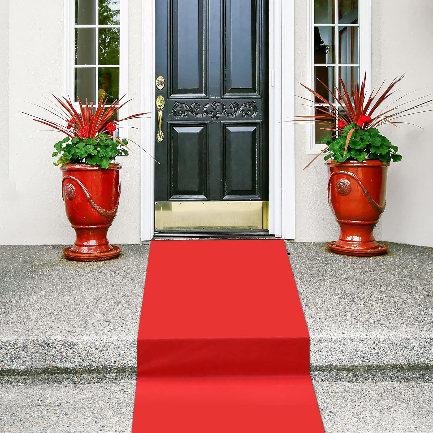 Shappy Red Carpet Runner Rug for Party Events