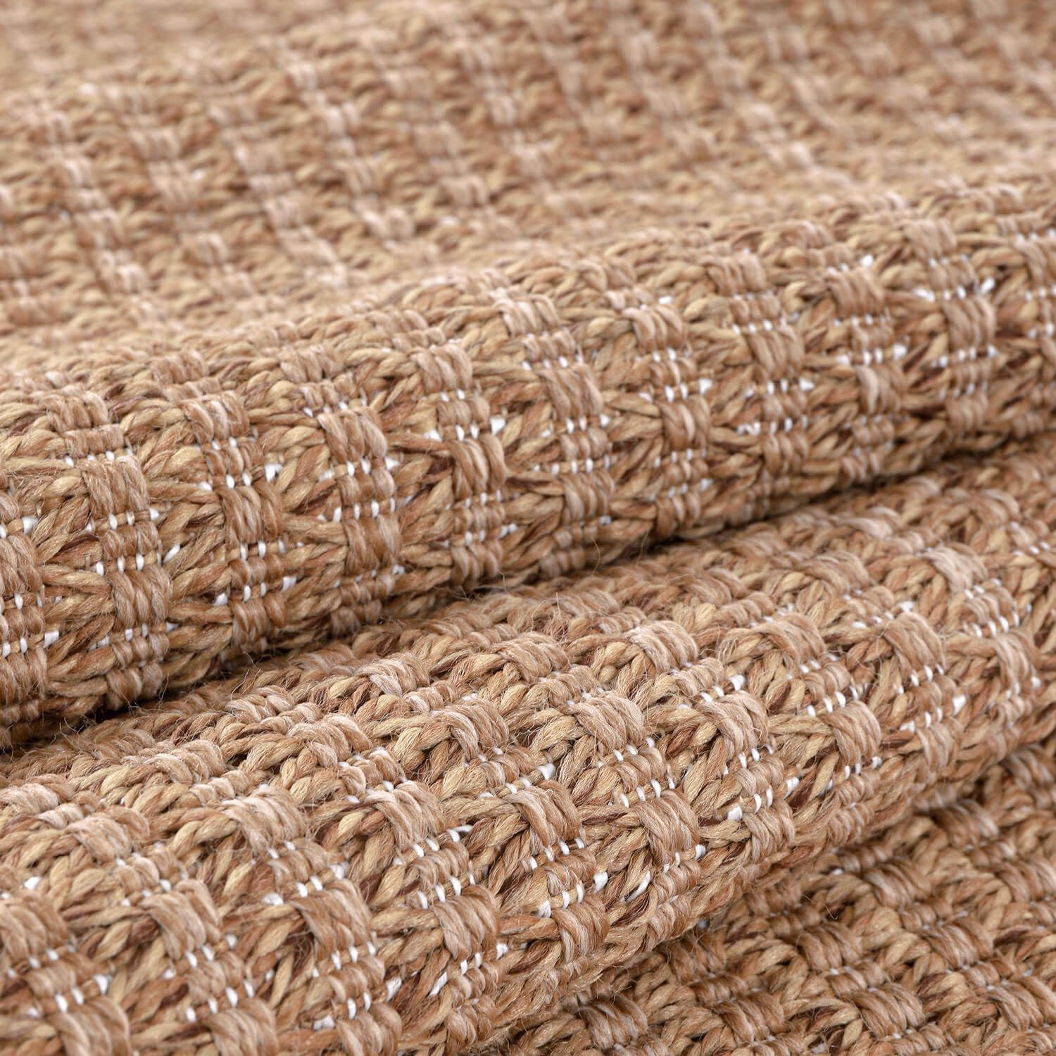 Lena Rug 2x7 Natural Jute Style Area Rug
