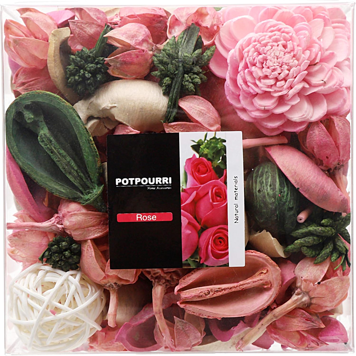 Qingbei Rina Rose Scented Potpourri Bowl Filler 98 Oz
