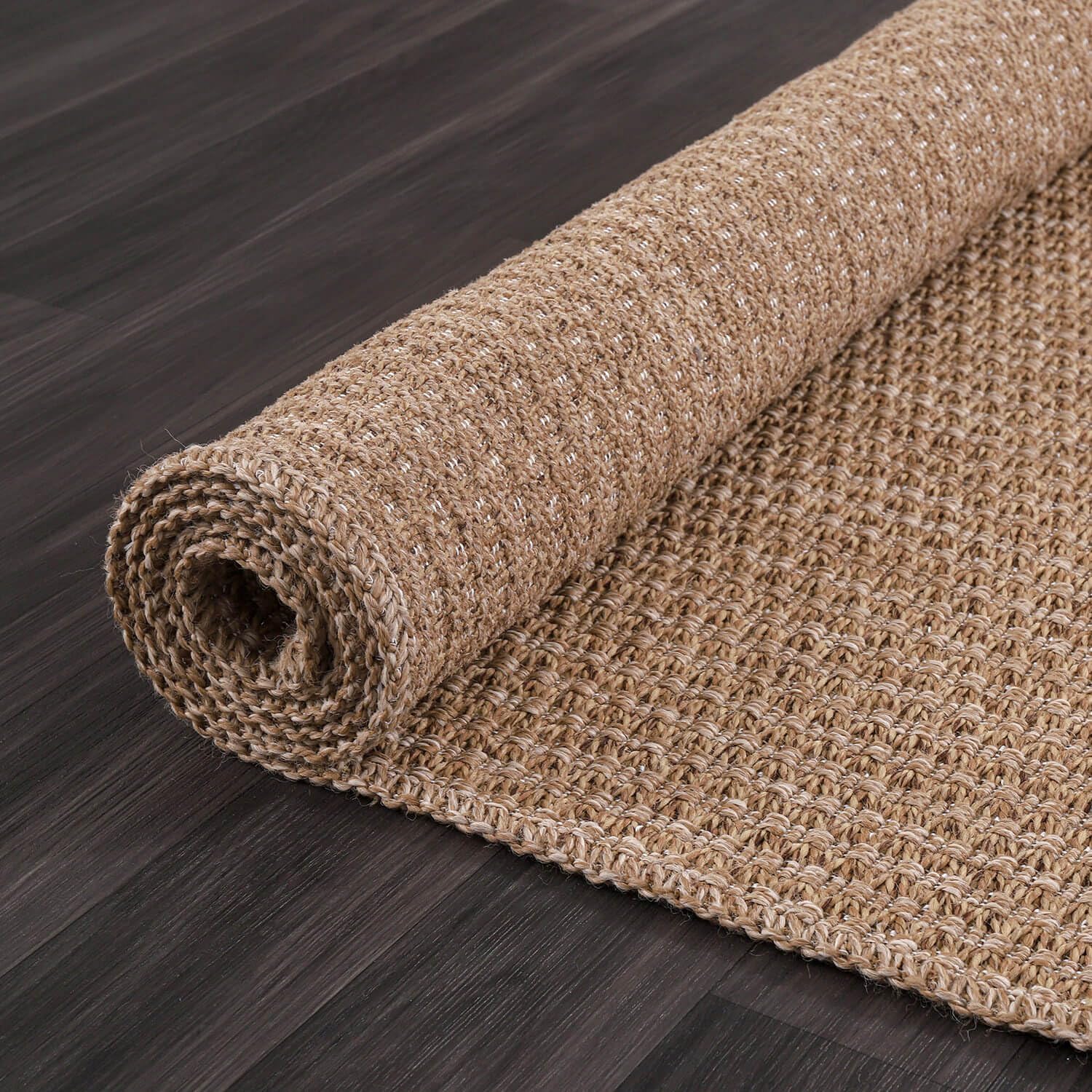 Lena Rug 2x7 Natural Jute Style Area Rug