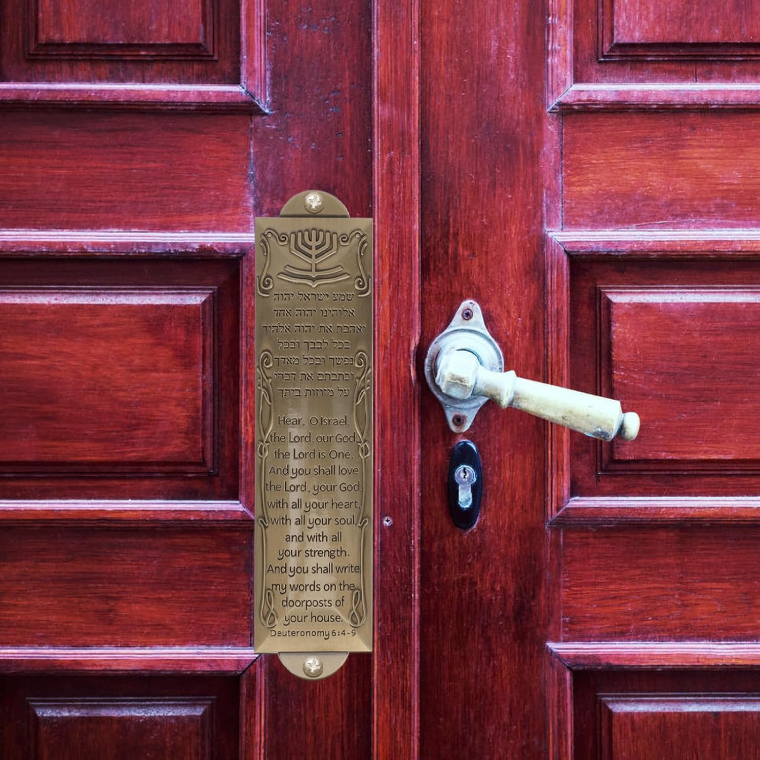 DECHOUS Jewish Door Mezuzah Wall Hanging