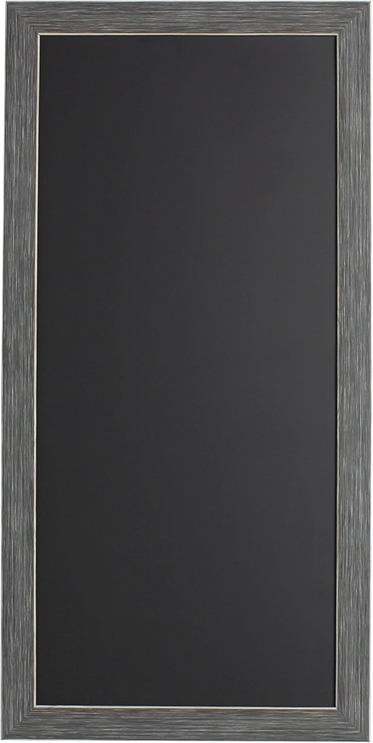 DesignOvation Wyeth Framed Chalkboard 13x26 Gray
