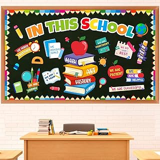 Pasimy Back to School Bulletin Board Set