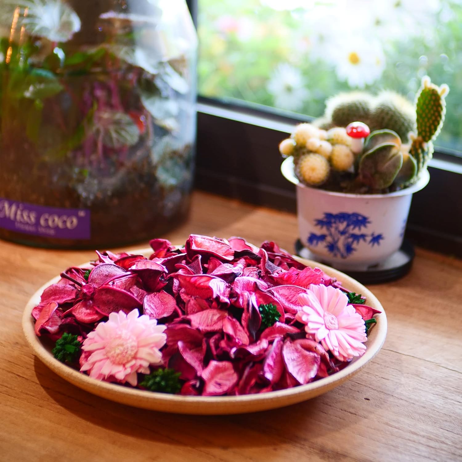 Blush Rose Potpourri Bags for Home Fragrance
