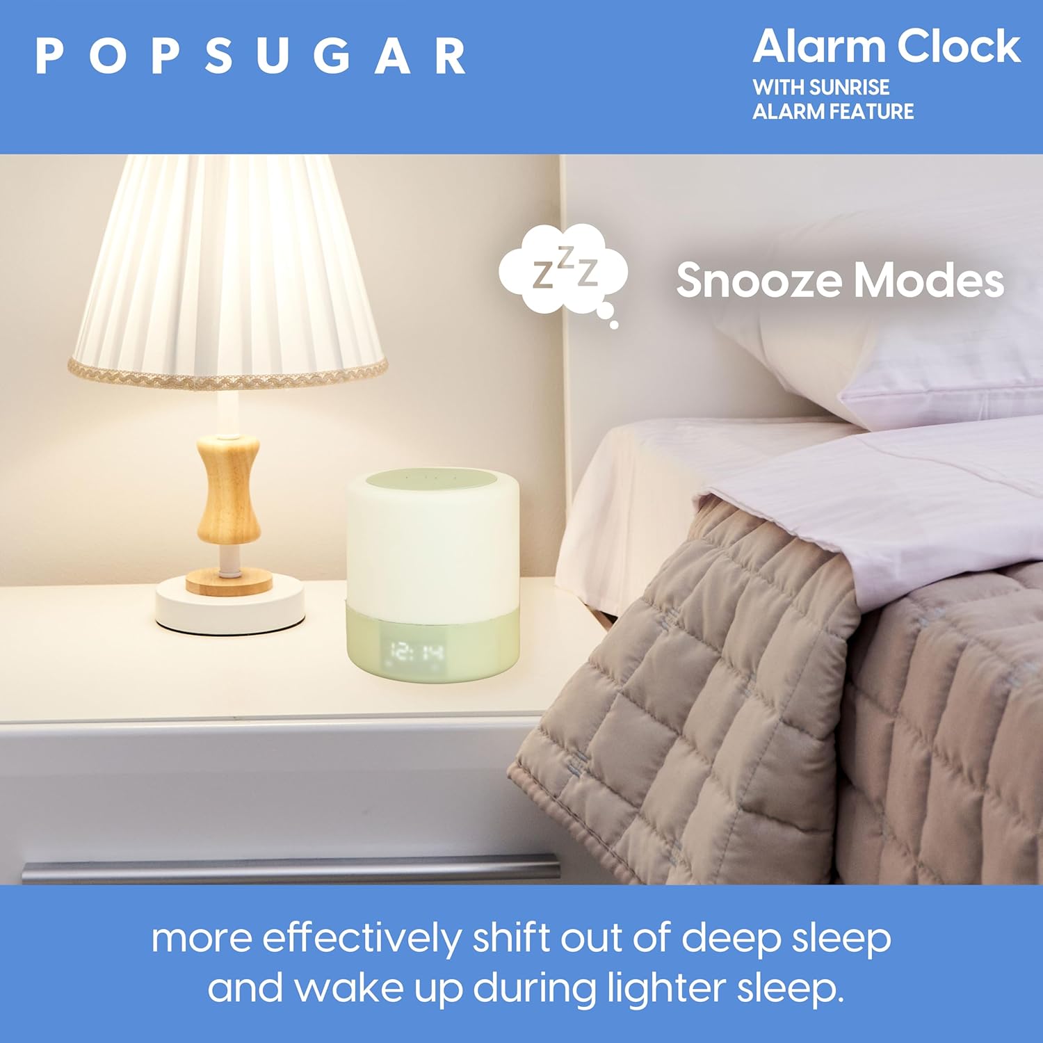POPSUGAR Sunrise Alarm Clock with Light and Sound
