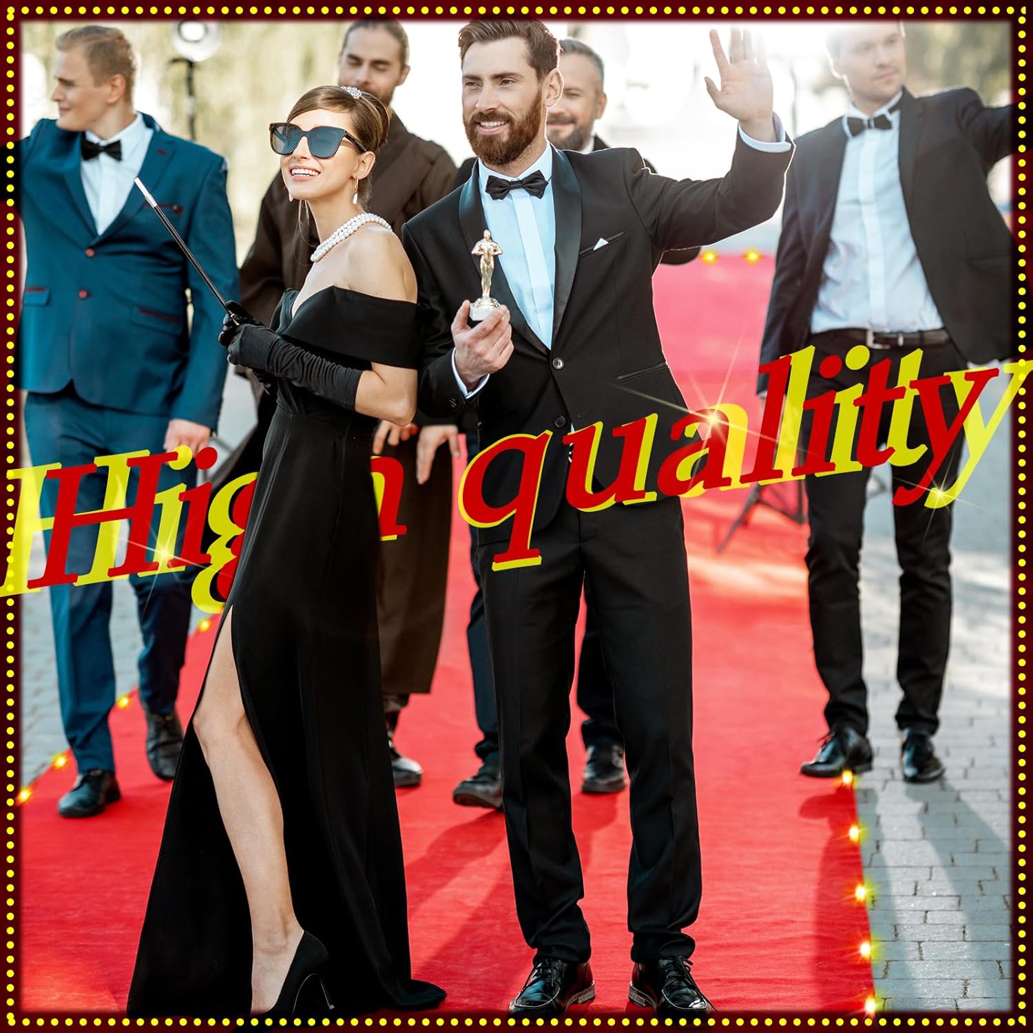 Red Carpet Runner with LED Light for Events
