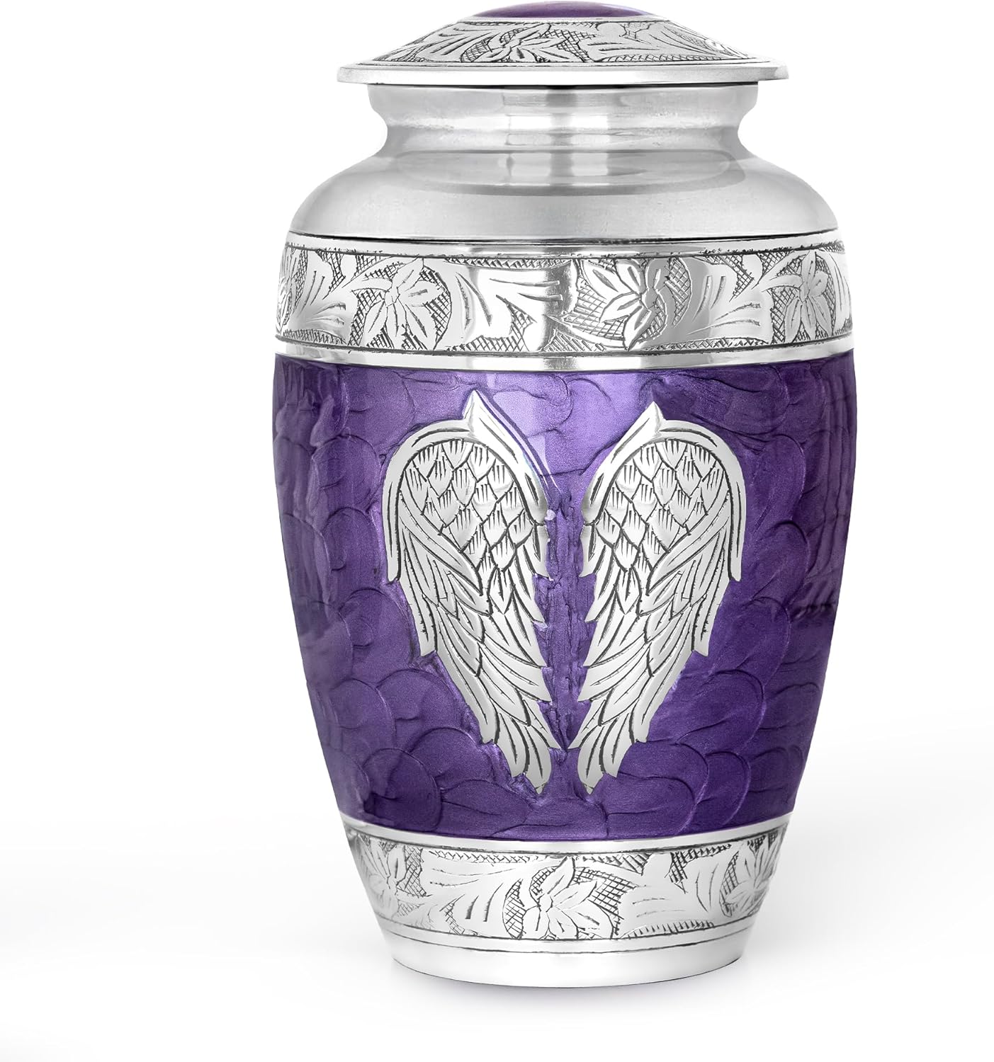 Stonlif Angel Wings Cremation Urn - Purple Large