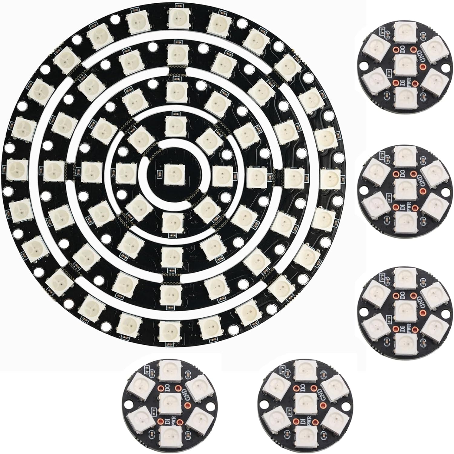 7 RGB LED Ring 61 RGB LED Ring Set
