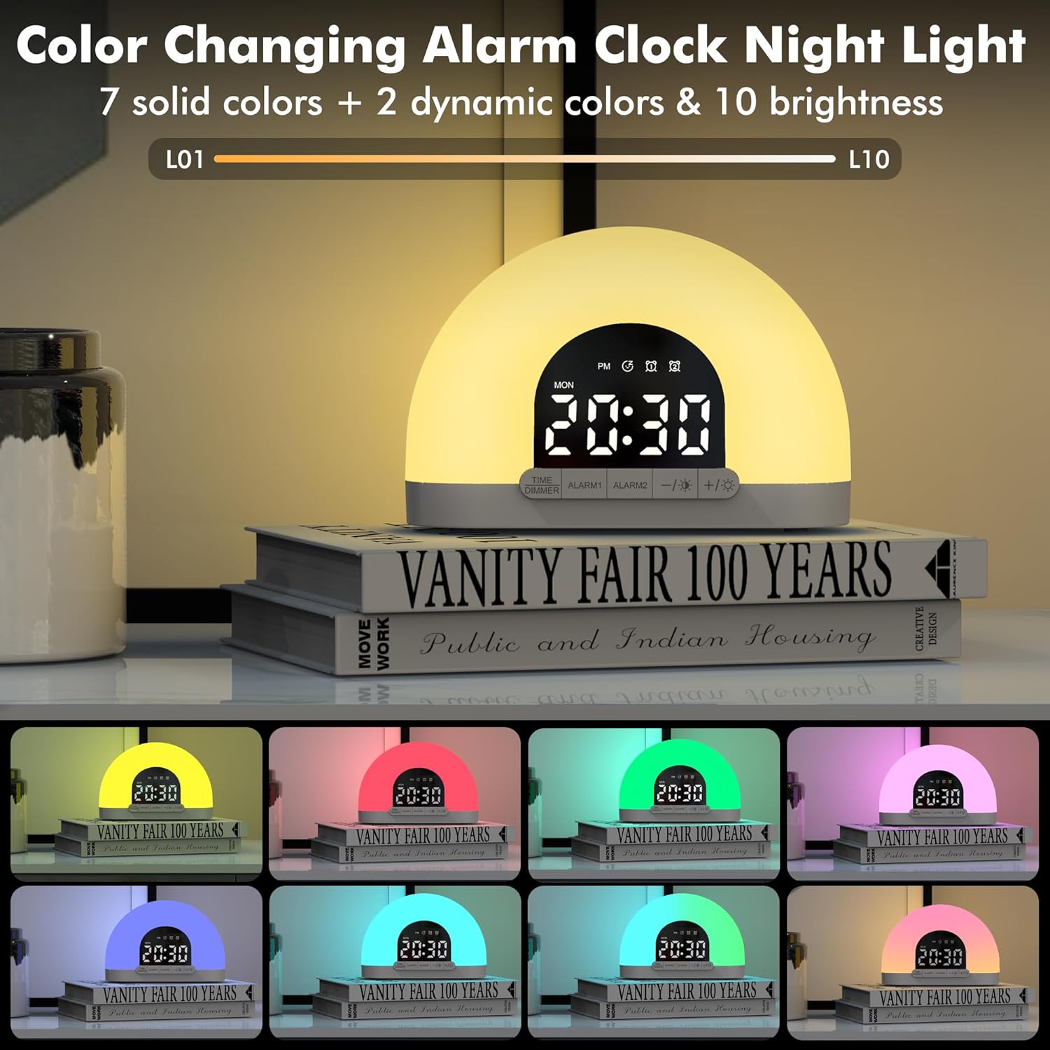 Te-Rich Sunrise Alarm Clock for Kids and Adults
