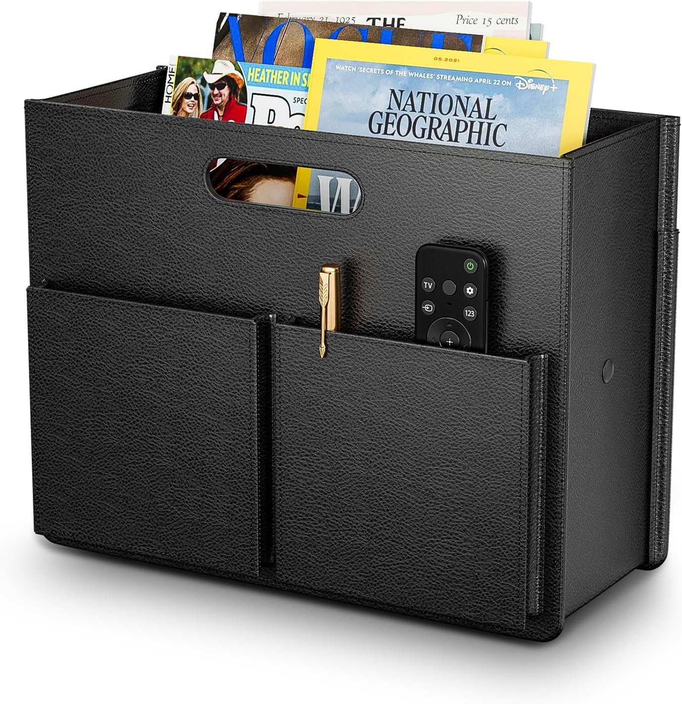 ABC Life Foldable Magazine Rack Black