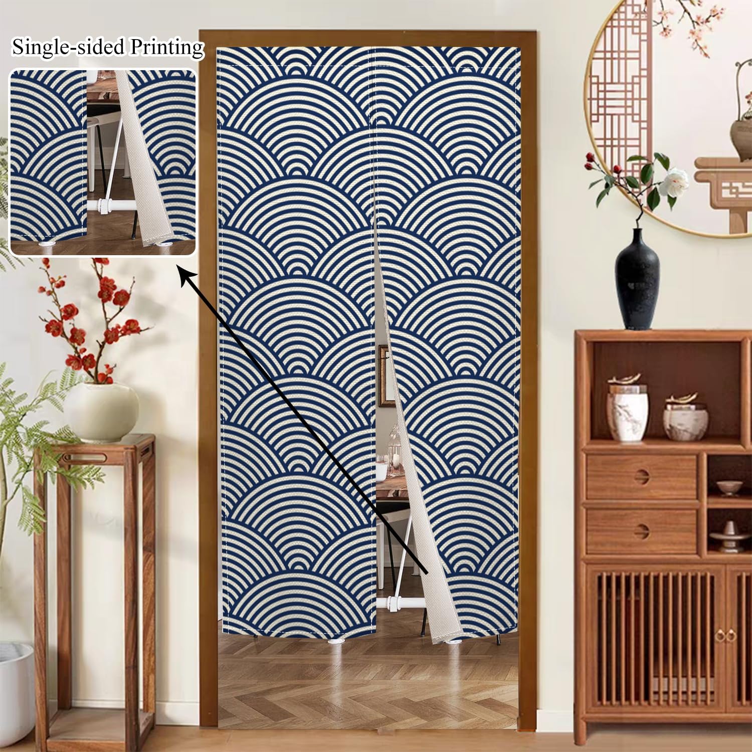 Japanese Style Noren Door Curtain for Privacy