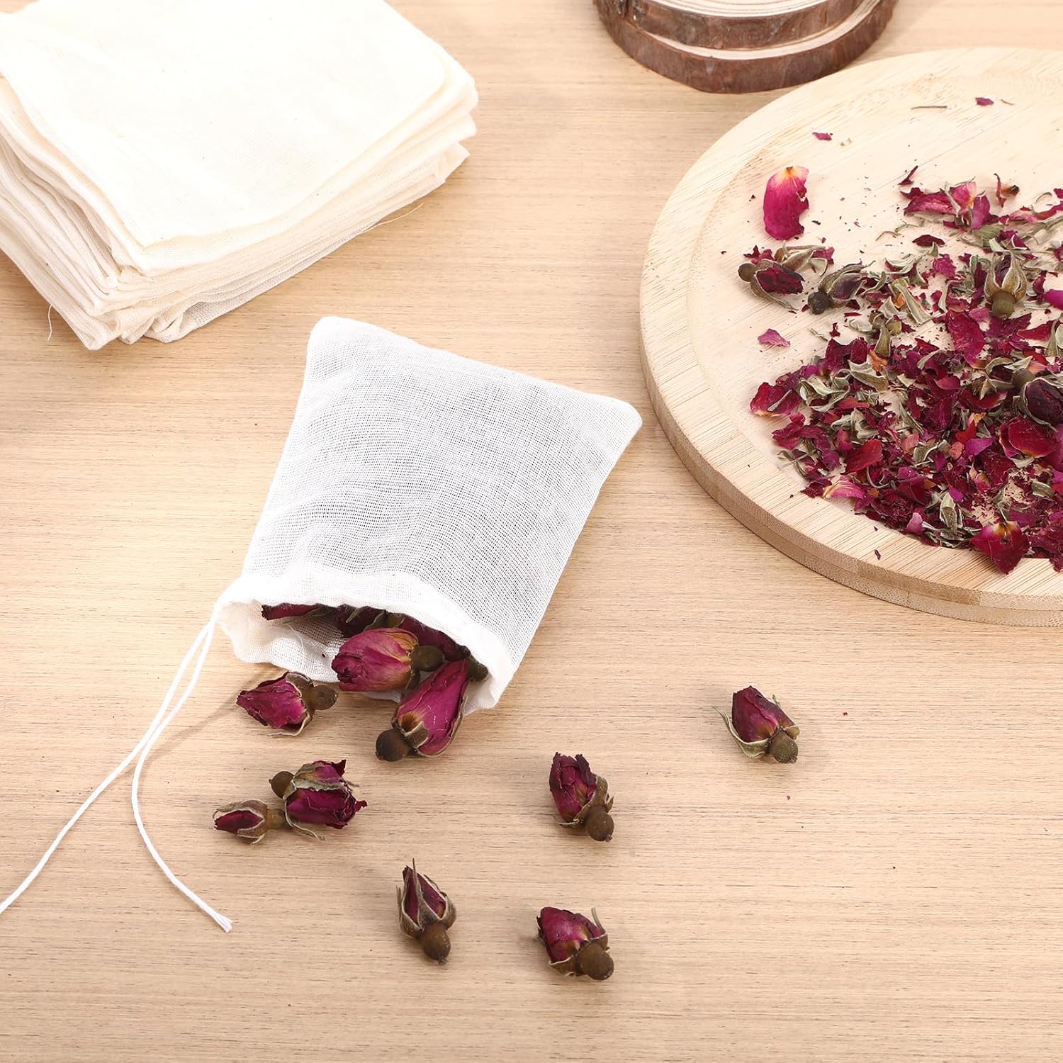 40Pcs Spice Bags for Cooking and Storage