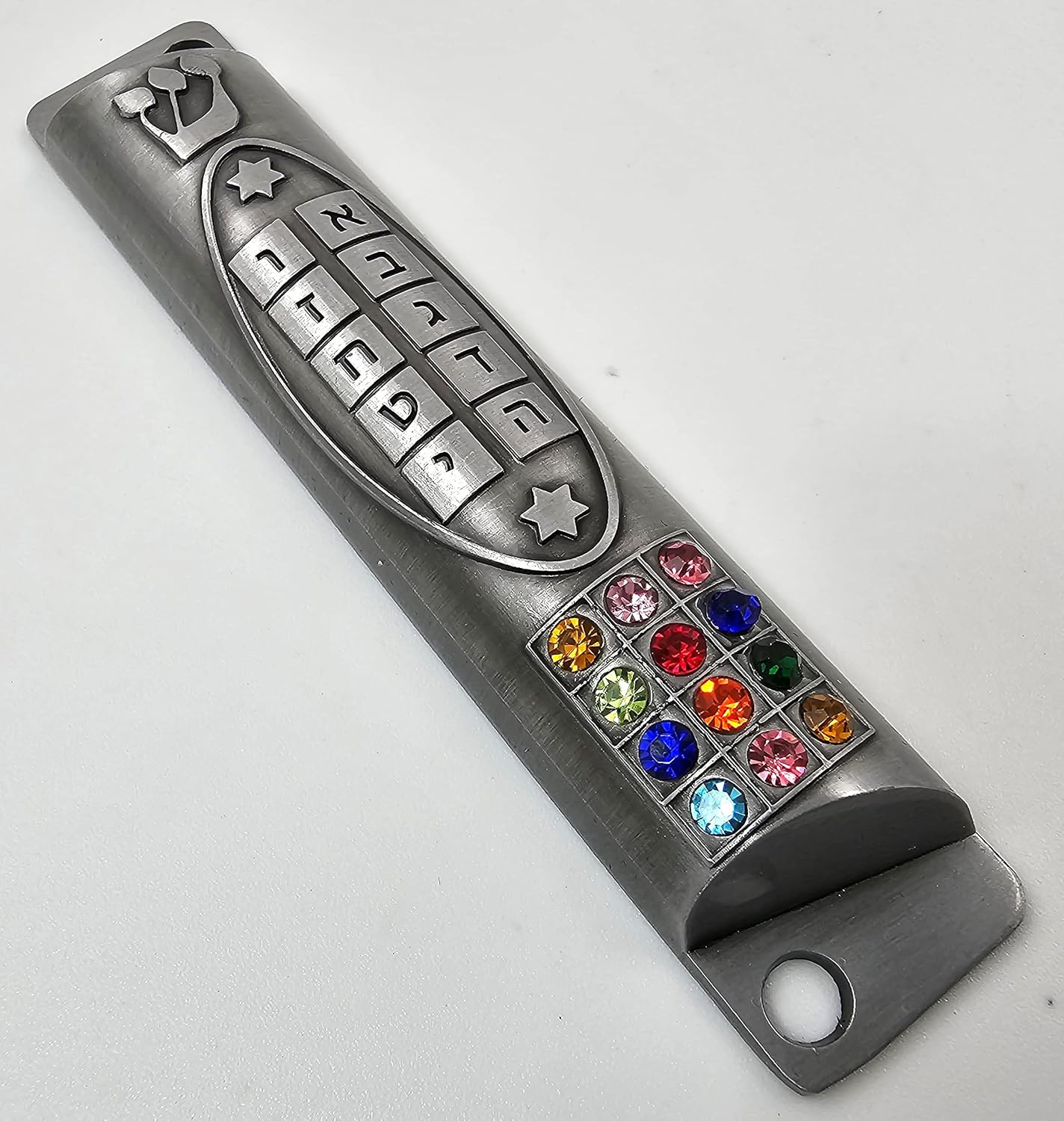 TALISMAN4U Pewter Mezuzah Case with Scroll