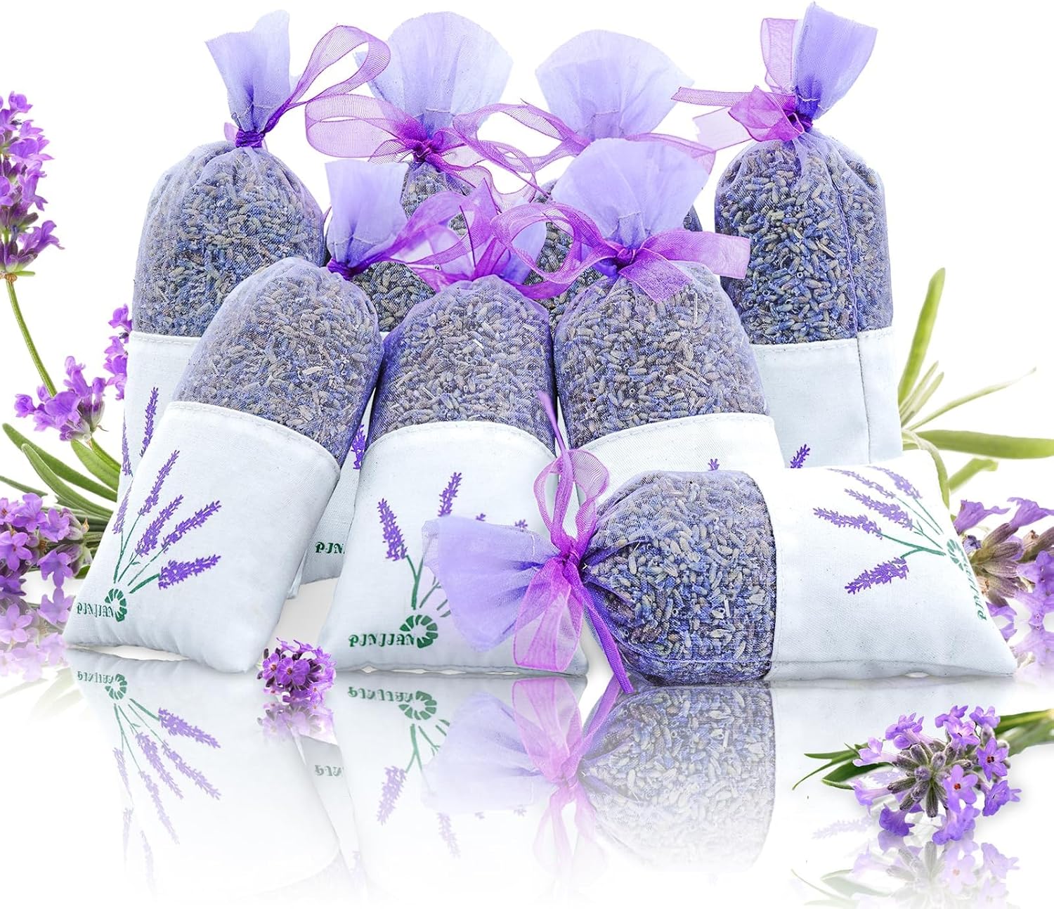 8 Pack Lavender Sachet Bags for Closets and Drawers