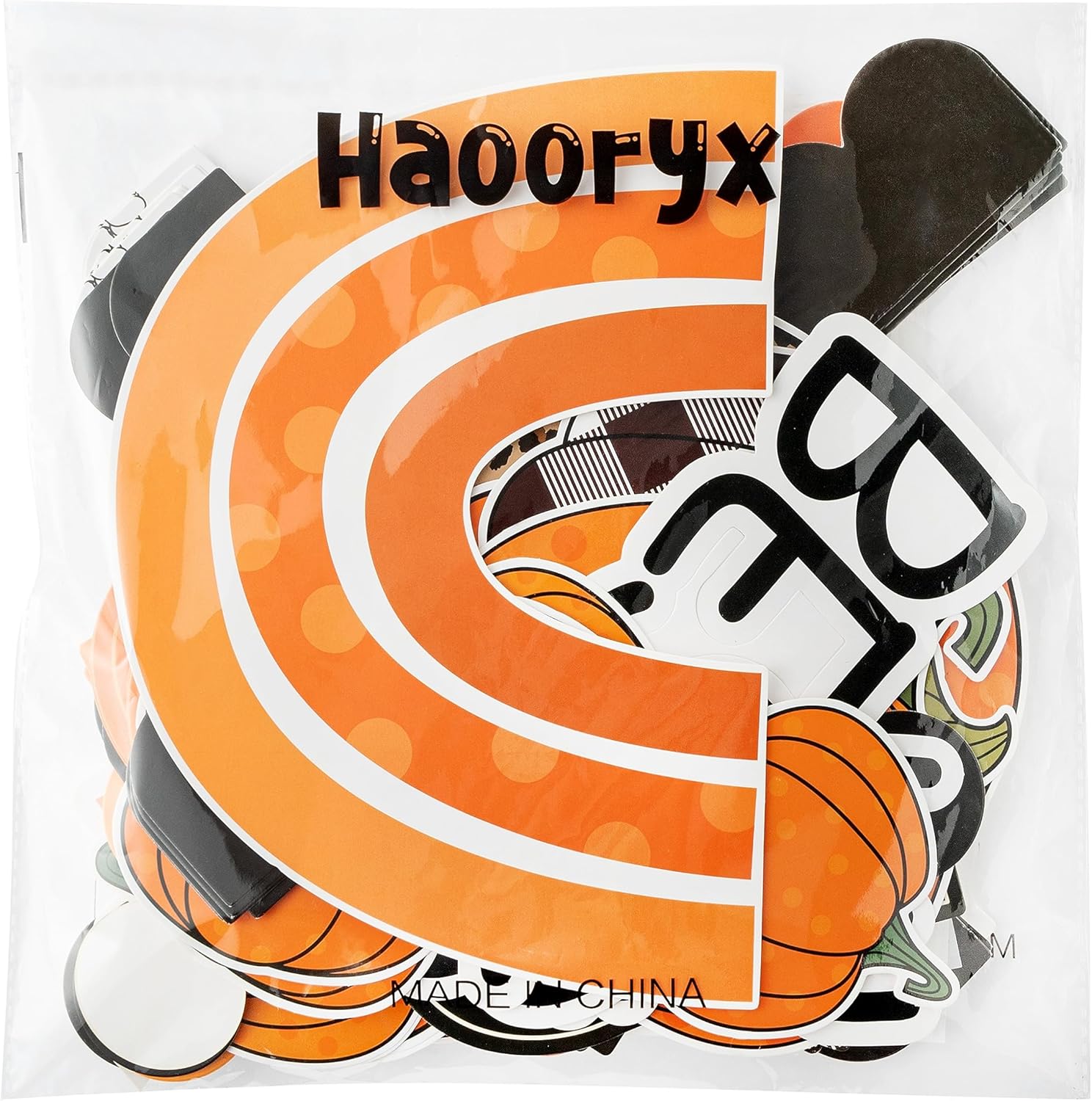 Haooryx Fall Pumpkin Decor Bulletin Board Set