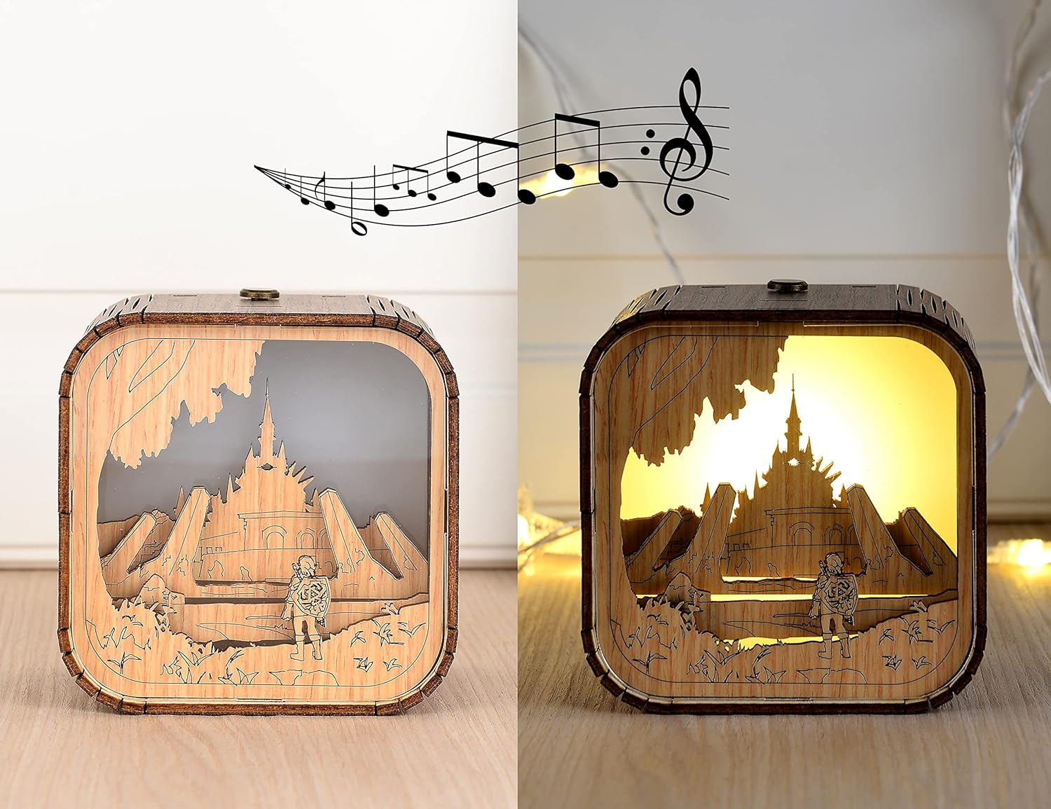 MISS LI GARDEN Music Box Zelda Song of Storms USB Charging