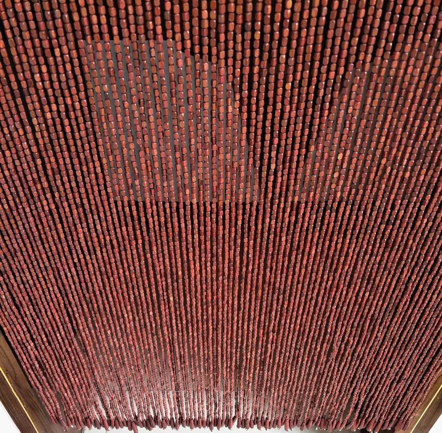 Natural Bamboo Beaded Curtain for Doorways