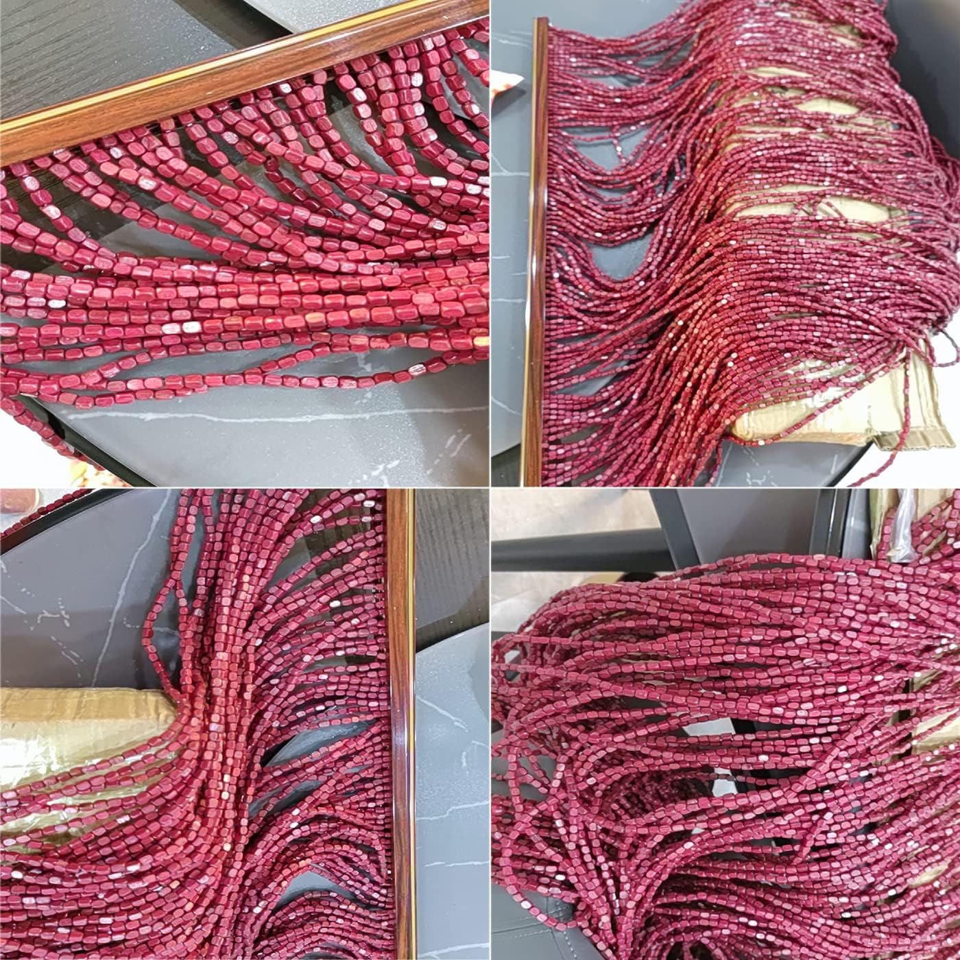 Bamboo Bead Curtain with Fittings Custom 80 Strands