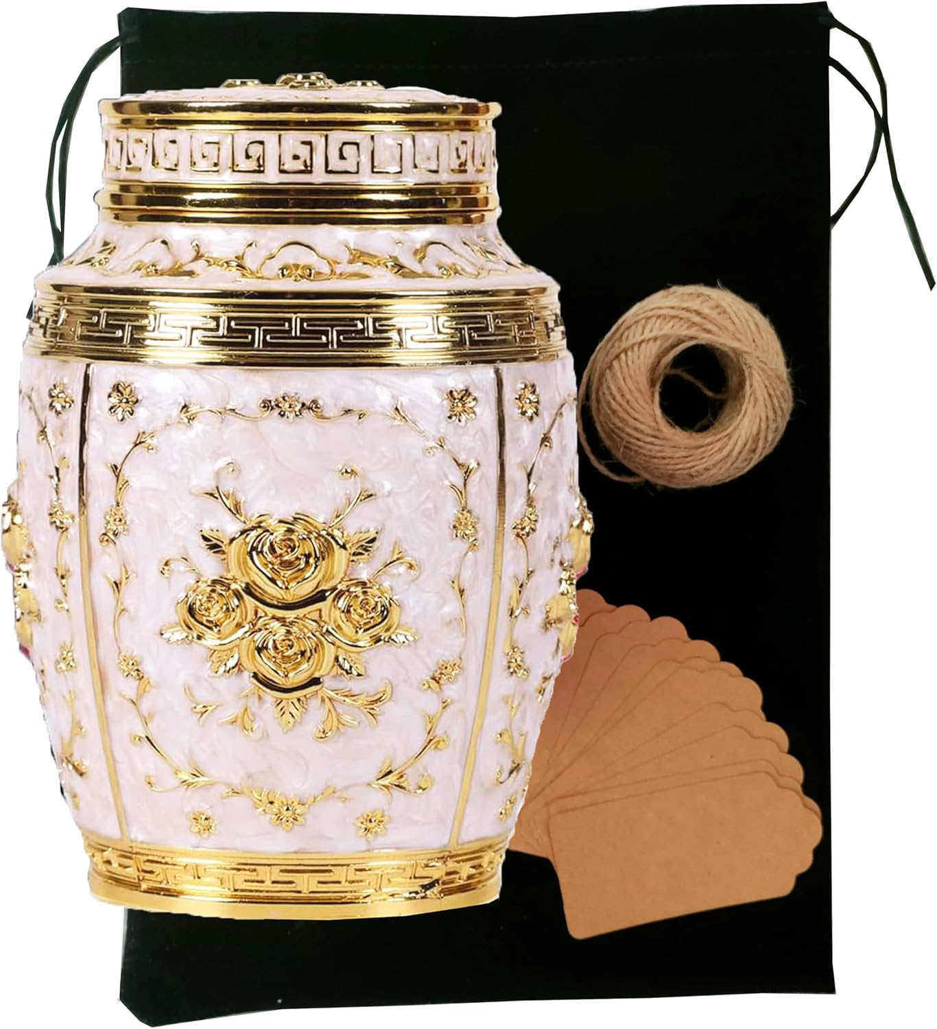 Keepsake Rose Urn for Human Ashes Medium
