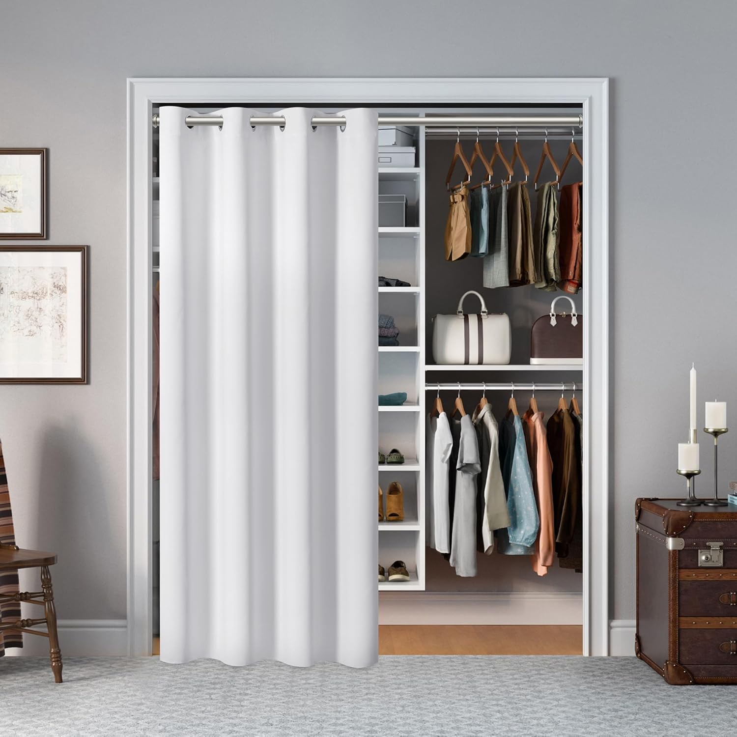 AOSKY Door Curtains for Privacy and Light Blocking
