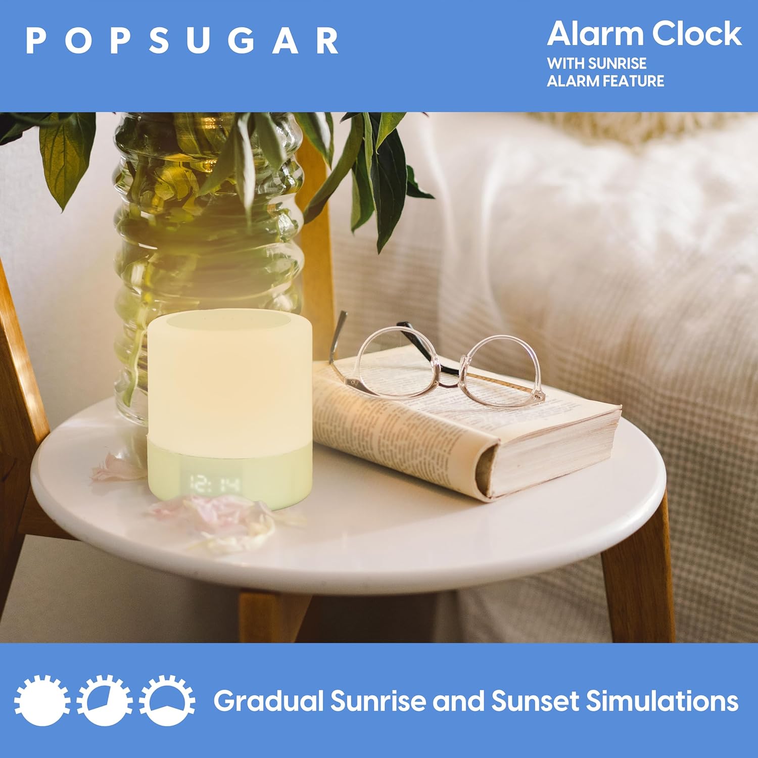 POPSUGAR Sunrise Alarm Clock with Light and Sound