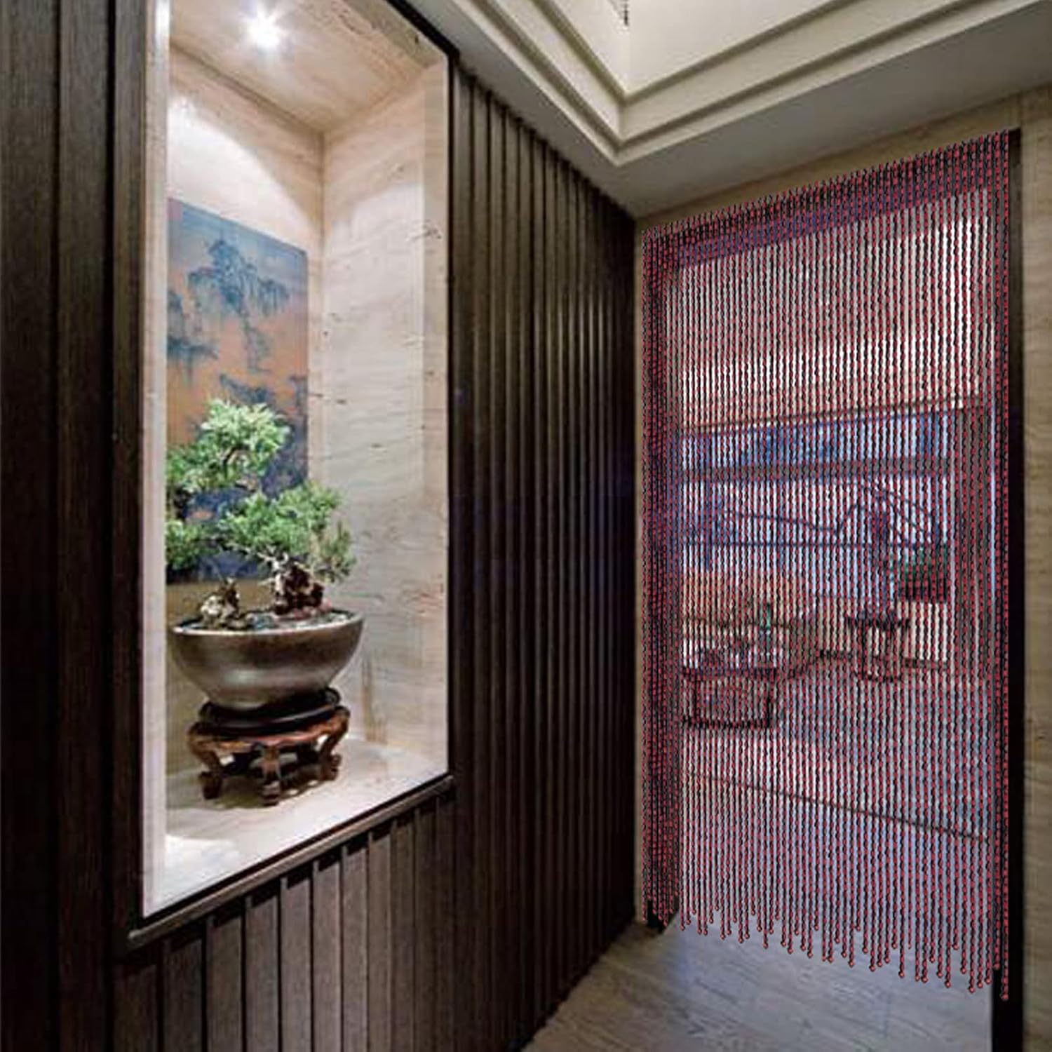 Bamboo Bead Curtain with Fittings Custom 80 Strands
