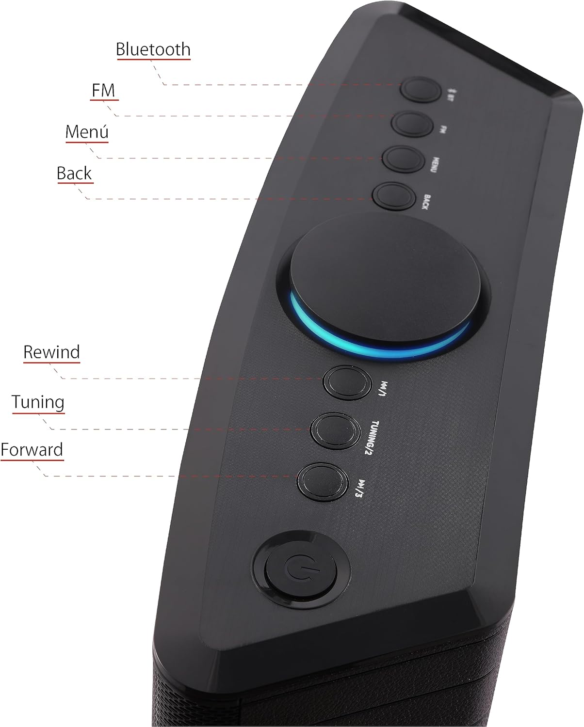 Aiwa Wireless Speaker with Bluetooth and FM Radio