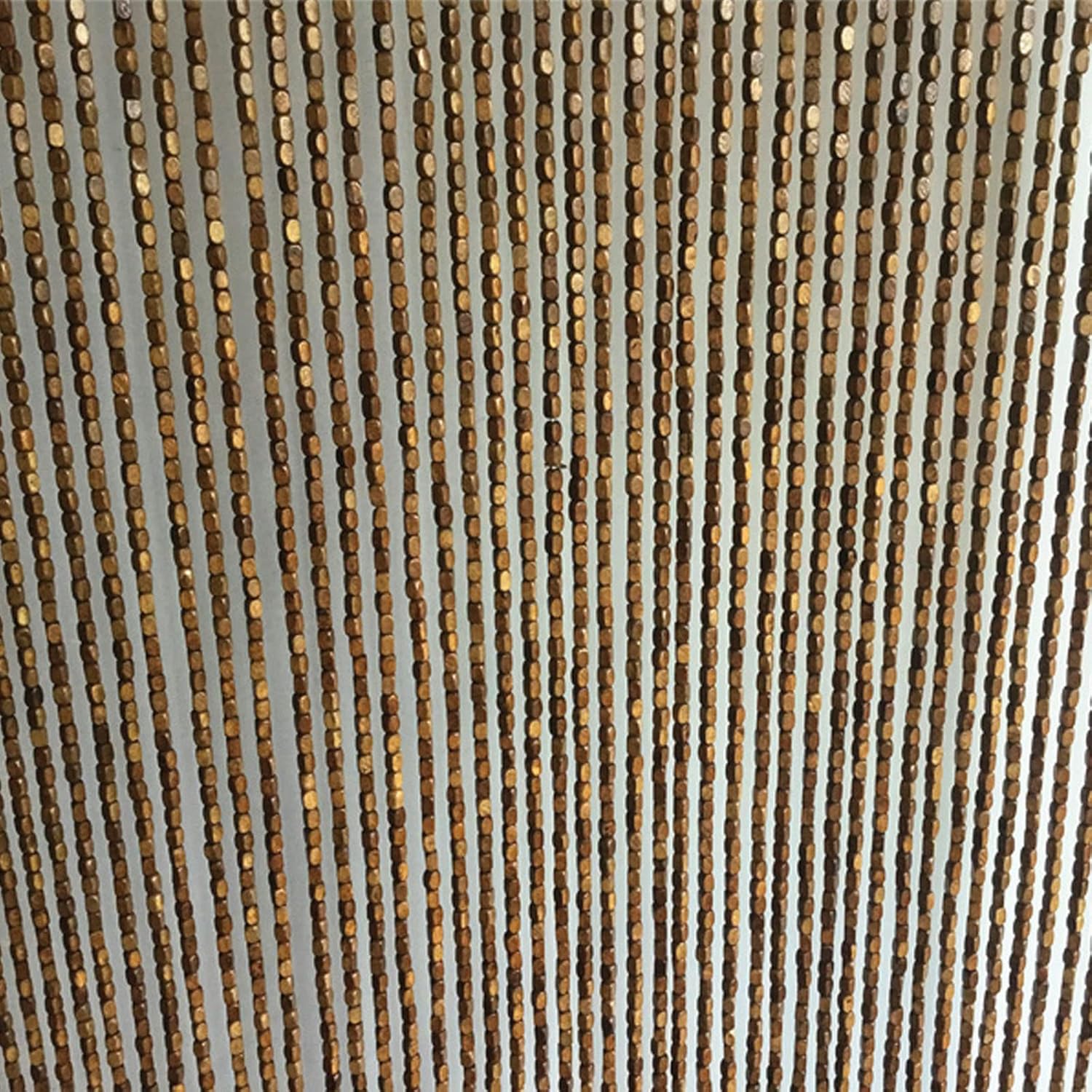 Bamboo Beaded Door Curtains with Aluminum Track