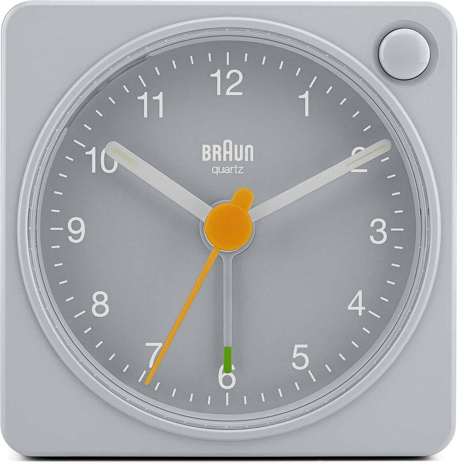 Braun Classic Travel Analogue Alarm Clock with Snooze and Light