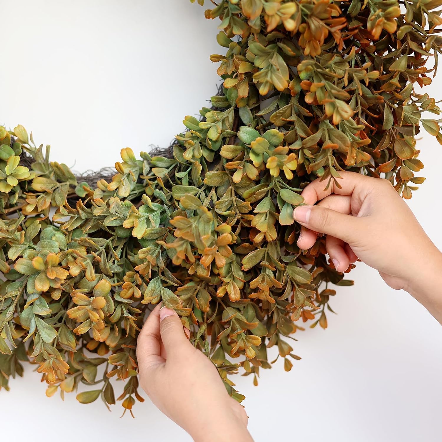 26 Inch Large Fall Wreath for Front Door and Porch