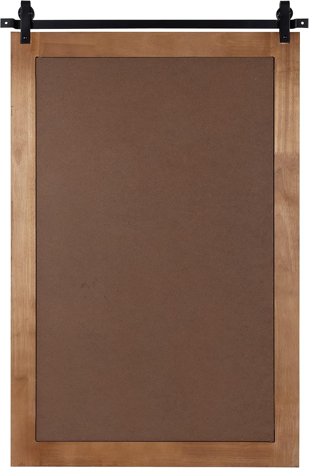Kate and Laurel Samuels Wood Framed Chalkboard 24x36 Rustic Brown Magnetic