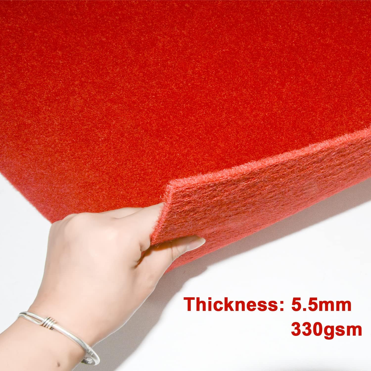 Lesolar Red Carpet Runner 33x33FT Wedding Rug Roll