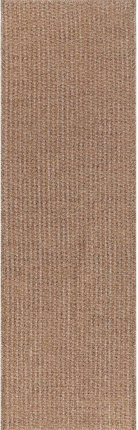 Lena Rug 2x7 Natural Jute Style Area Rug