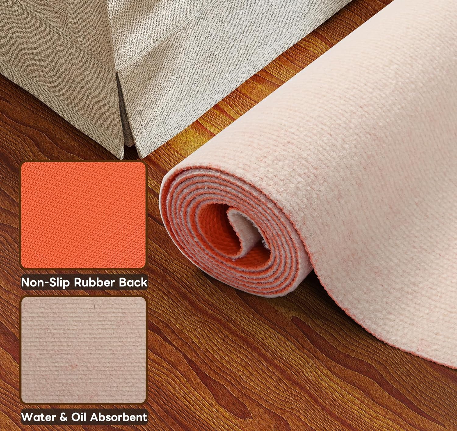 Baoz Runner Rug 4x10FT Indoor Outdoor Carpet Runners