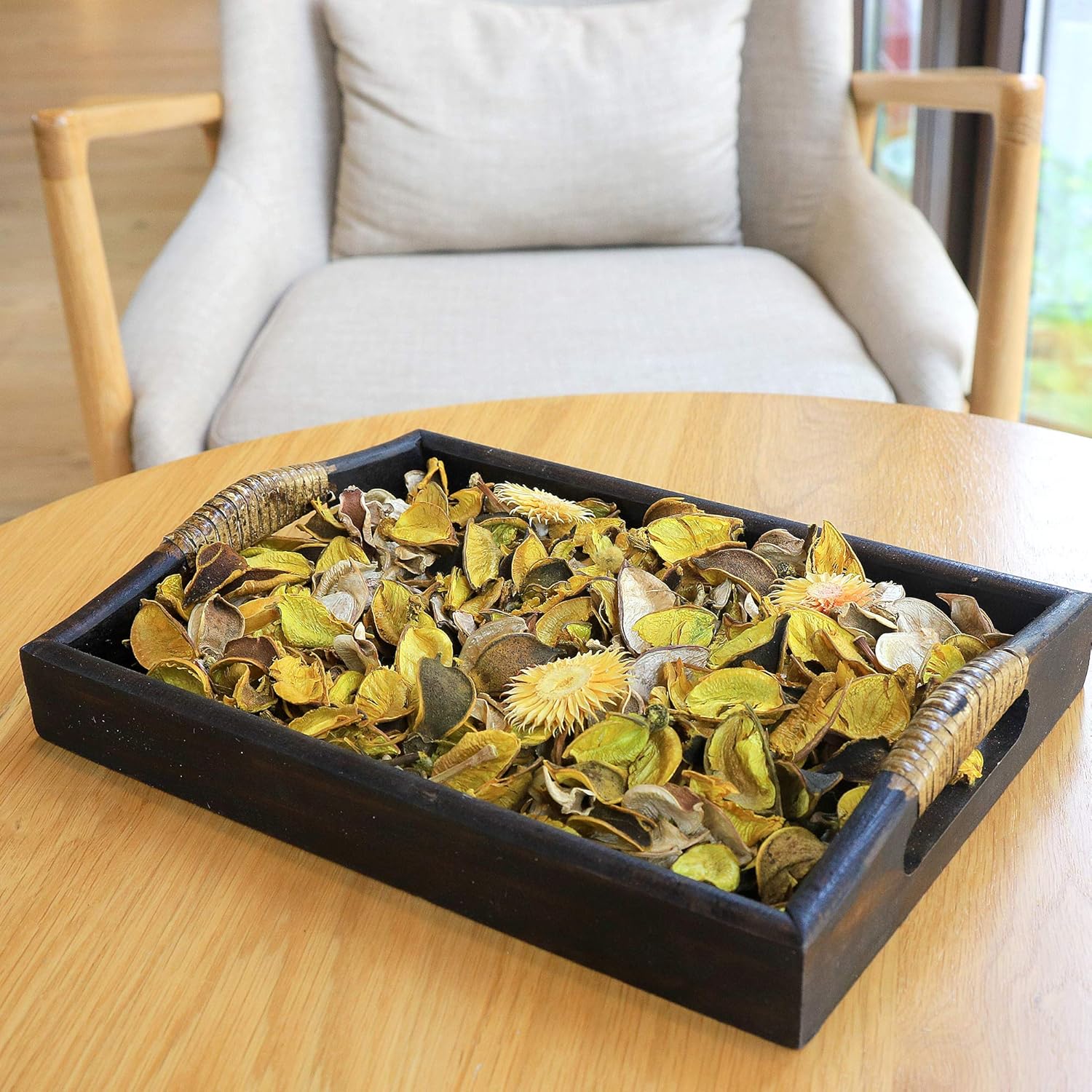 Qingbei Rina Potpourri Filler Lemon Scented 2 Bags 84 Oz