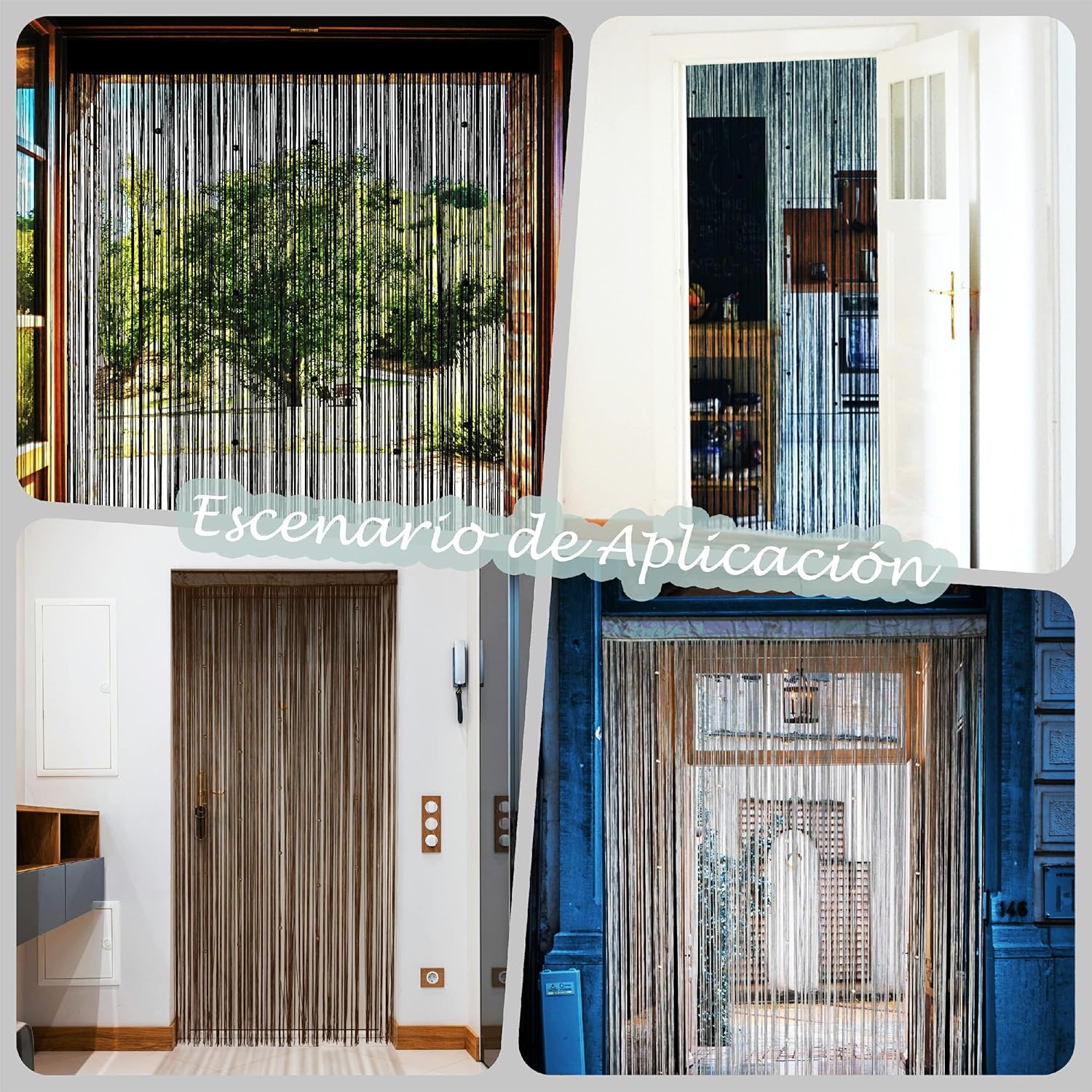 YaoYue Beaded Curtain Door String for Privacy Decor