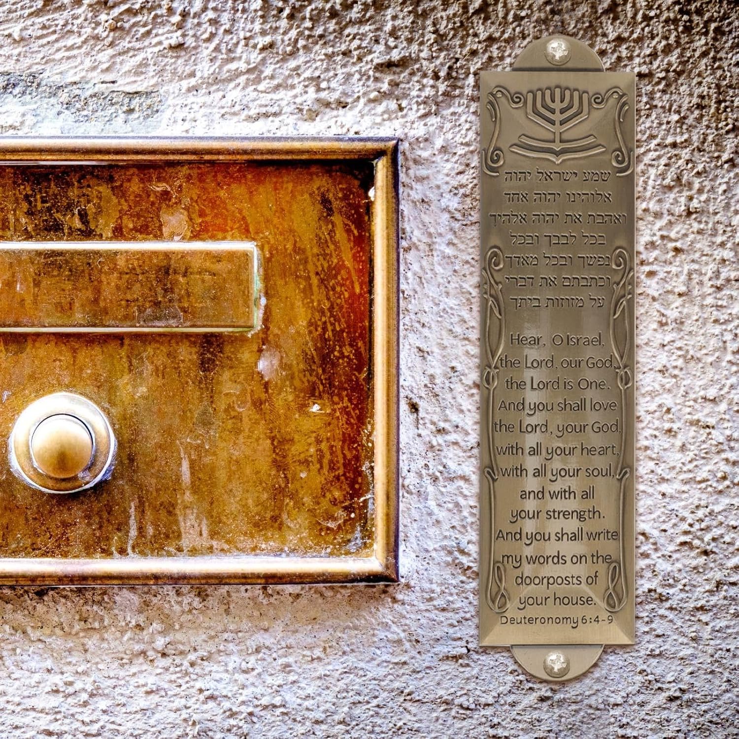 DECHOUS Jewish Door Mezuzah Wall Hanging