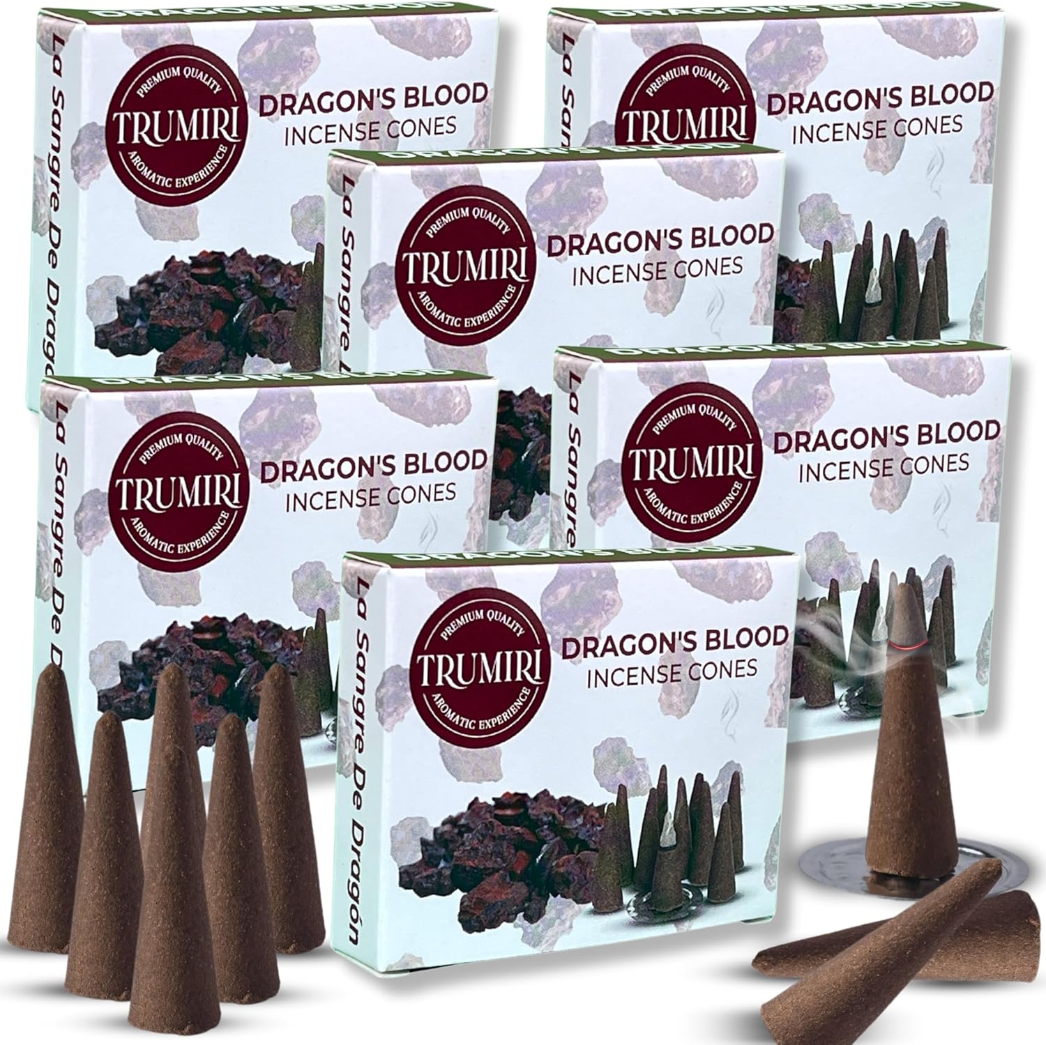 Dragons Blood Incense - 60 Cones Six Packs of 10