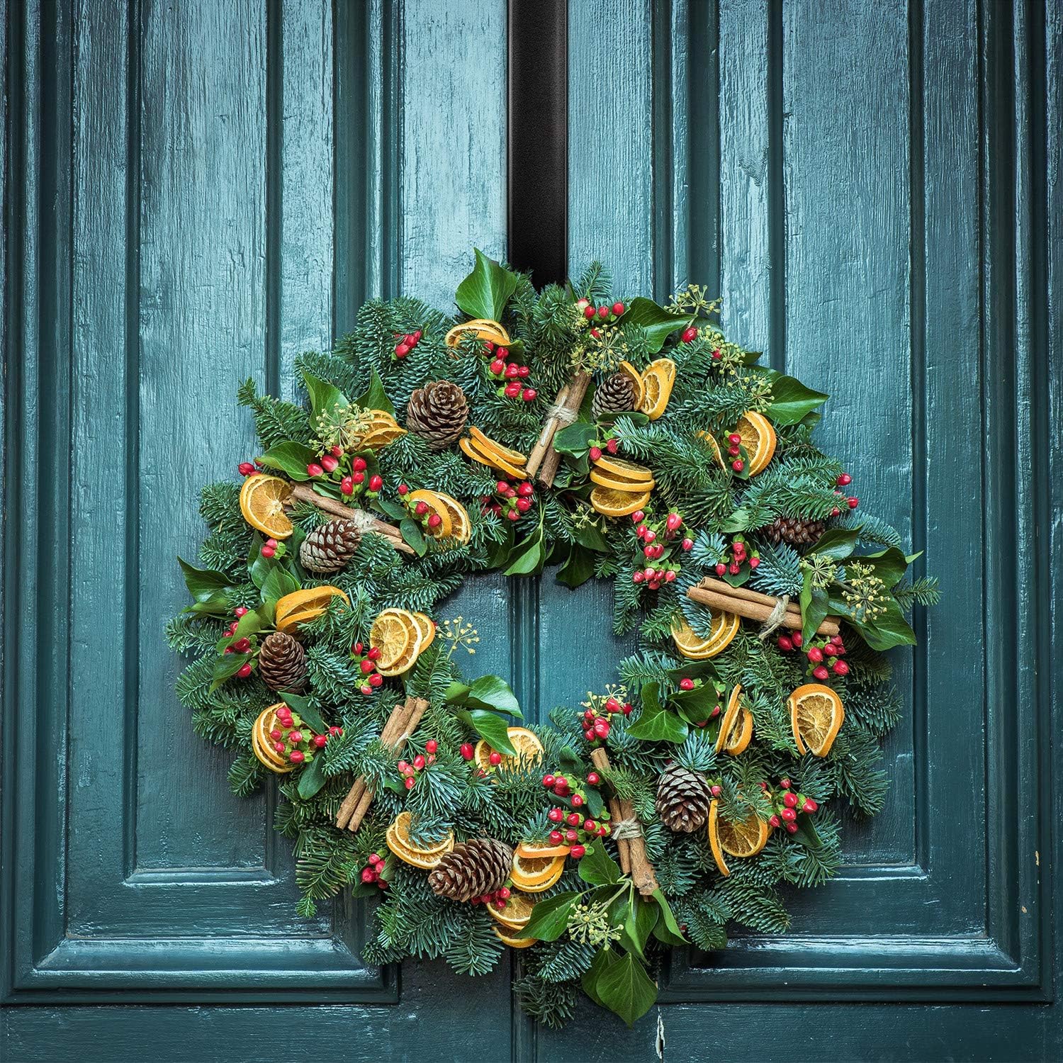 Myfolrena Adjustable Wreath Hanger for Front Door