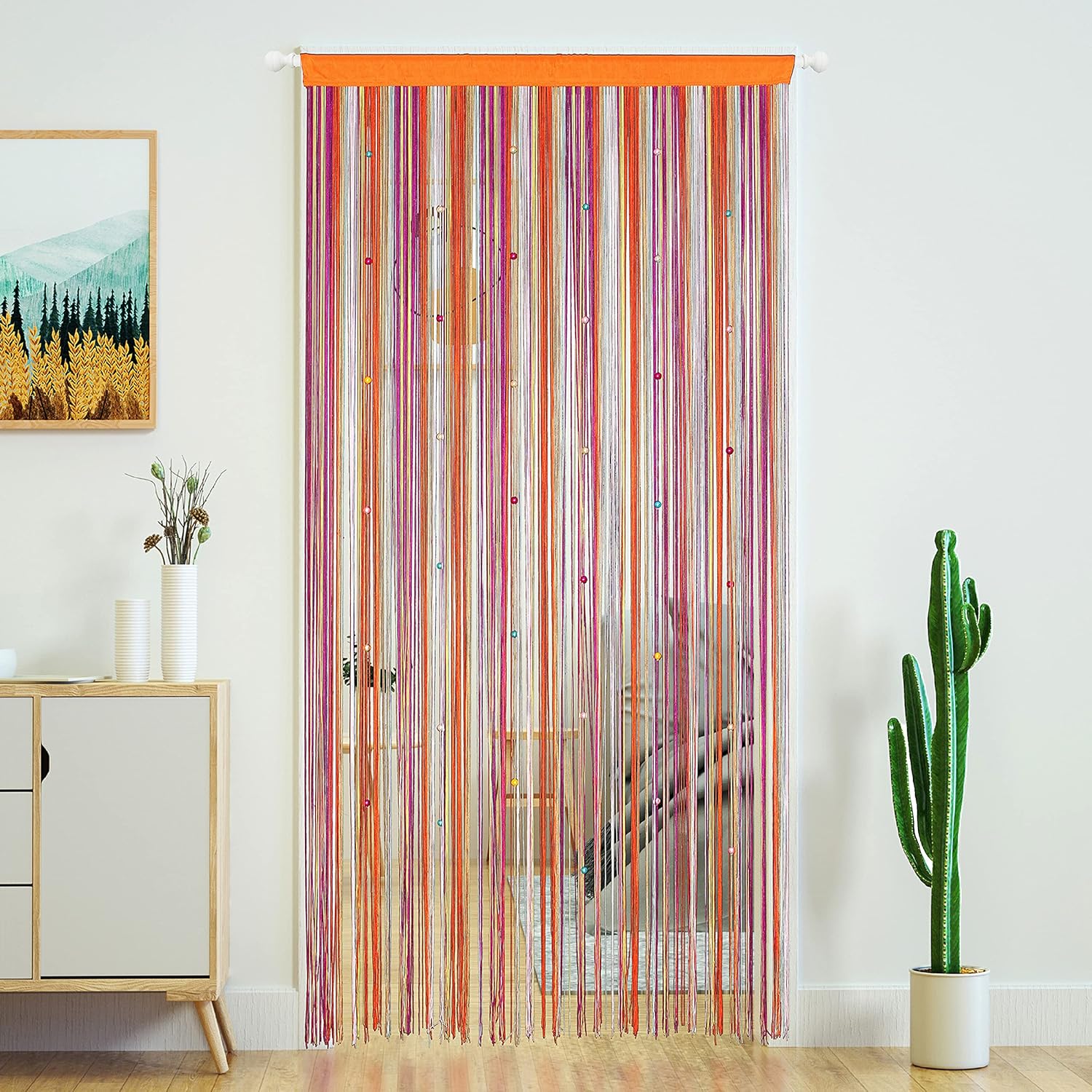 YaoYue Beaded Curtain Door String for Privacy Decor