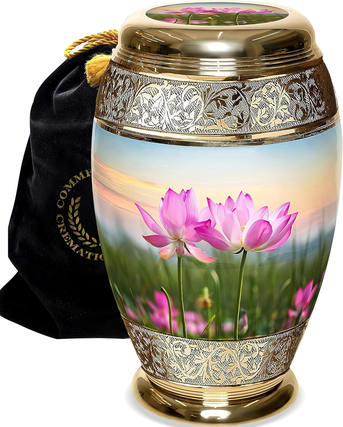 Lotus Tranquility Cremation Urn for Ashes