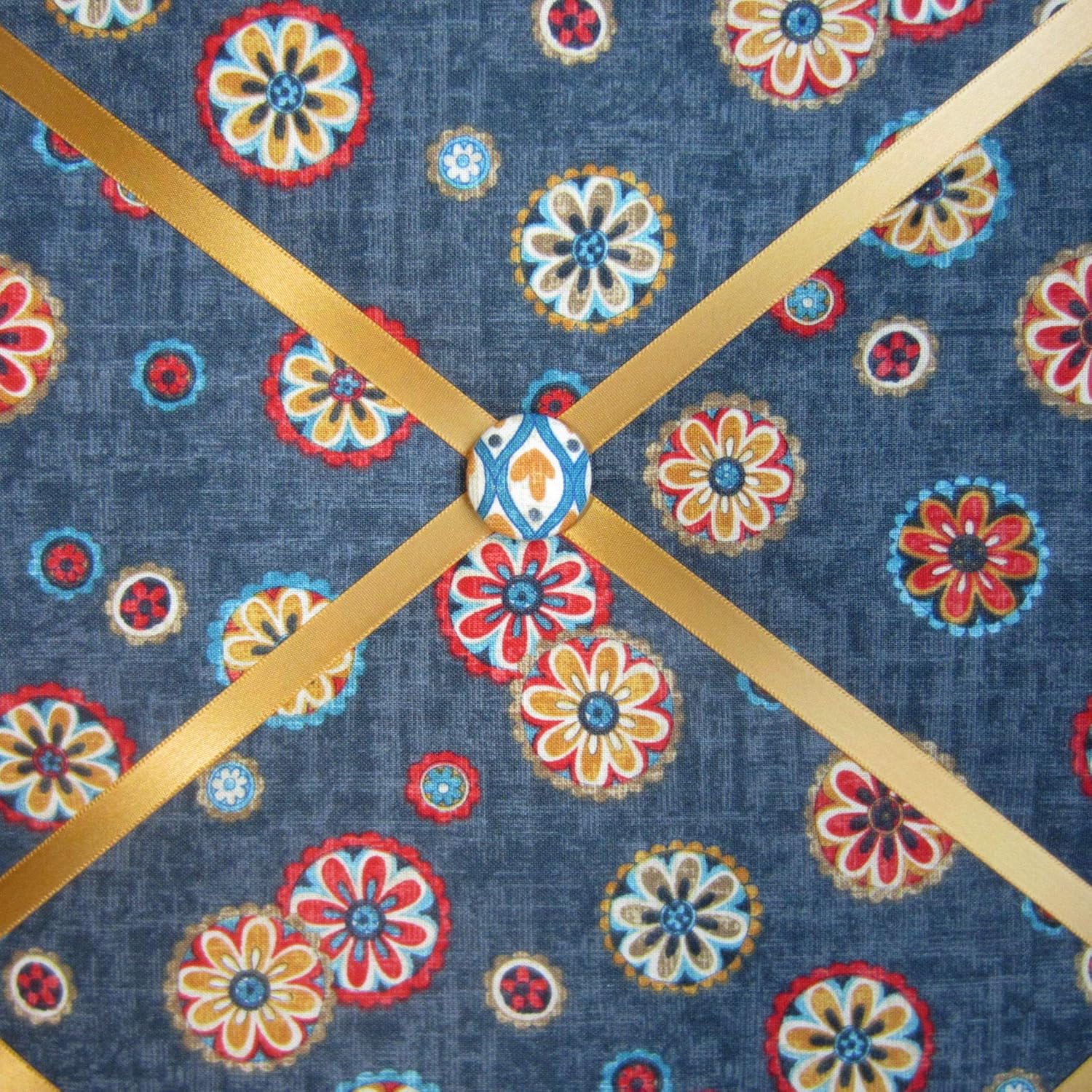 16x20 French Memory Board Navy Medallion Bow Board