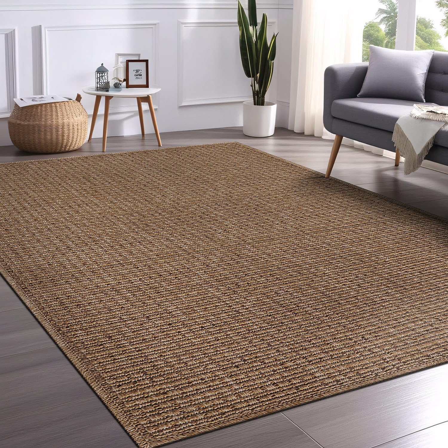 Beverley Rug 5x7 Jute Natural Area Rug