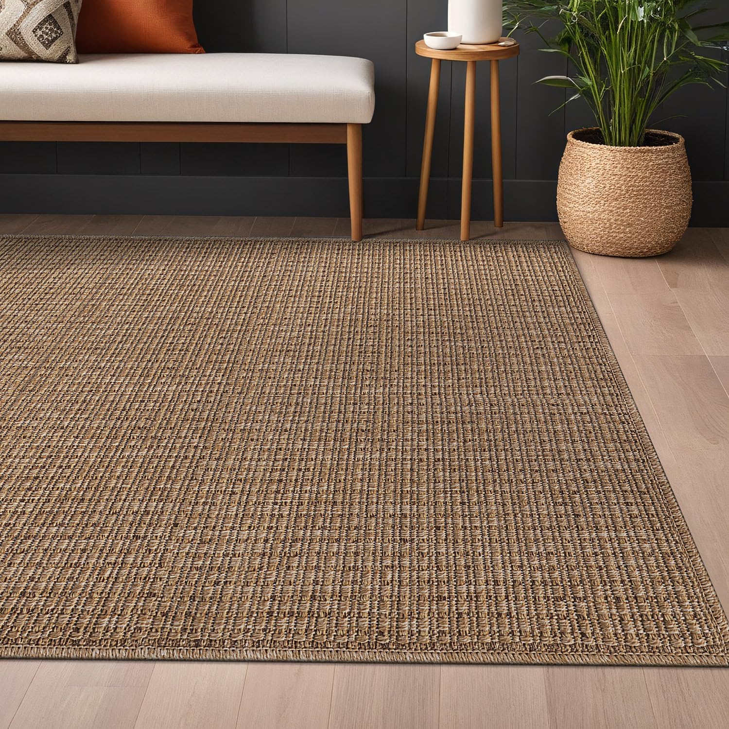 Beverley Rug 5x7 Jute Natural Area Rug